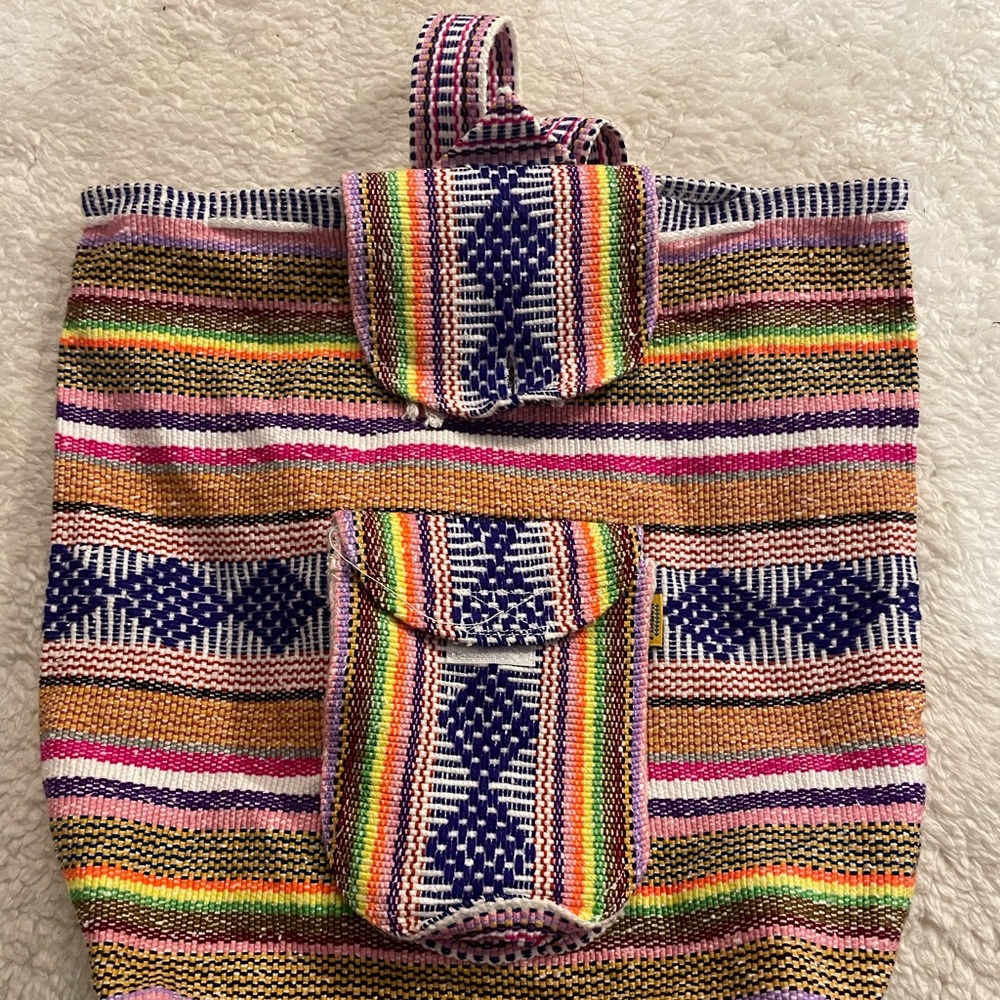 Handmade Knit Backpack - Picture 2 of 2